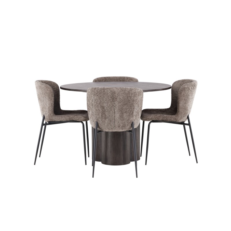 OliviaDiningTable-Mocca/MoccaVeneer+ModestoDiningChair-Beige/BeigeBoucle_4