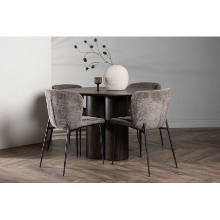 OliviaDiningTable-Mocca/MoccaVeneer+ModestoDiningChair-Beige/BeigeBoucle_4