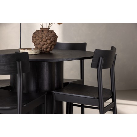 OliviaDining Table-Black/Black Vineer+MontrosDining Chair-Natural/Natural Rubberwood_4