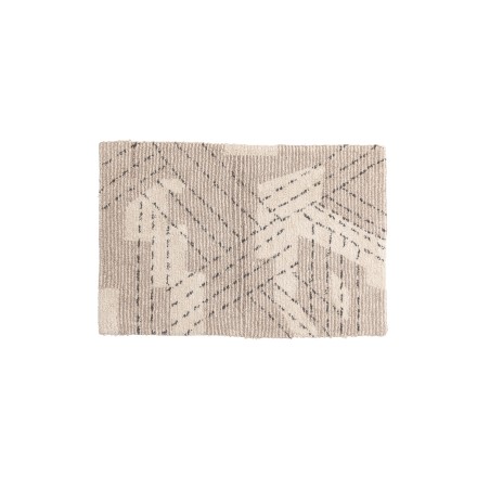 Lorentzi puuvill - 60*90- -Ristkülikukujuline - Elevandiluu/Taupe