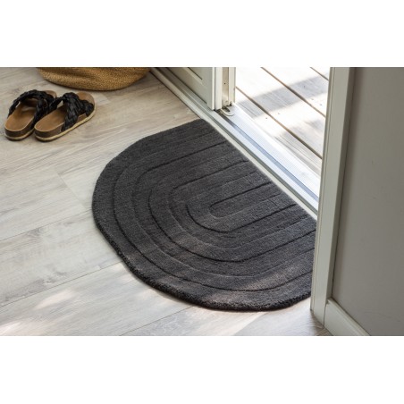 Uksematt Nora Wool - 50*80- -Poolkuu-Süsi