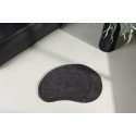 Uksematt Sten Wool Blend Riidest aluspind - 50*75- -Ovaalne -Tumehall