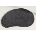Uksematt Sten Wool Blend Riidest aluspind - 50*75- -Ovaalne -Tumehall
