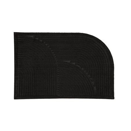 Uksematt Valentino 50% kumm 50% PP - 60*90- -Ristkülikukujuline-must