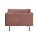 Boom – Single Chair Velvet – tolmune roosa
