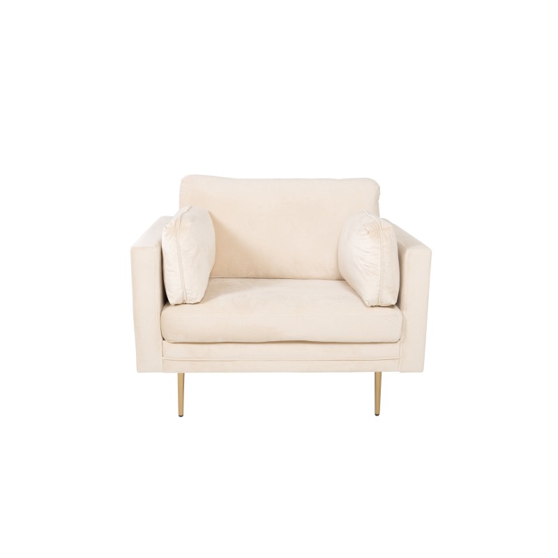 Boom tugitool - Single Chair Velvet - Creme