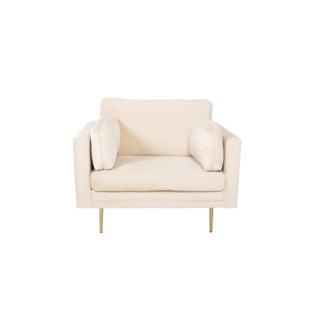 Boom tugitool - Single Chair Velvet - Creme