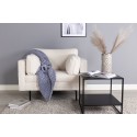 Boom tugitool Single Chair - Teddy Fabric valge
