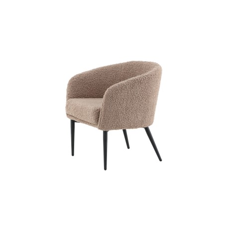Fluffy üheinimese diivan – must/pruun teddy
