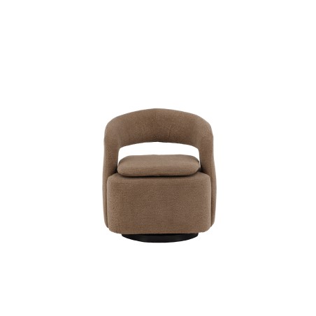 Laurel tugitool – must/pruun boucle