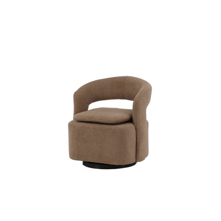 Laurel tugitool – must/pruun boucle