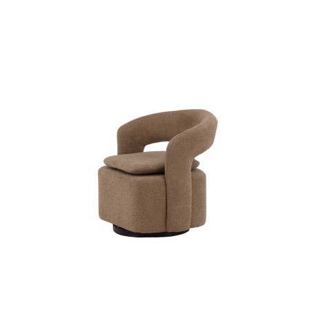 Laurel tugitool – must/pruun boucle