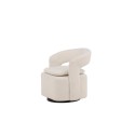 Laurel tugitool – must/valge boucle