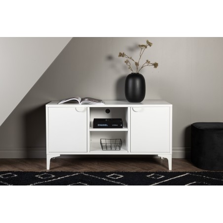 Piring TV-alus - valge / valge