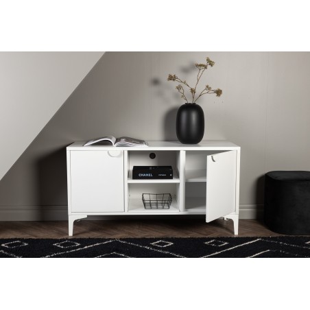 Piring TV-alus - valge / valge