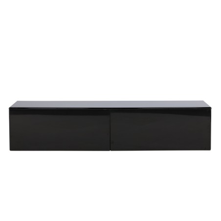 Fristad TV alus 160x45x35 cm - MDF musta läikiva PU lakivärviga