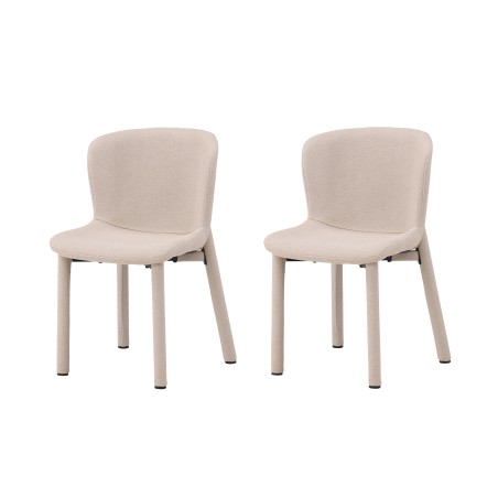 Astoria söögitool 2-pakk - Beige Boucle