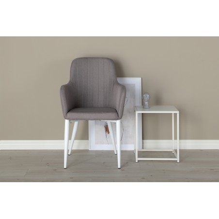 Comfort Chair 2-pakendis Polar hall - valged jalad