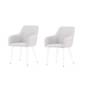 Comfort söögitool 2-pakk - helehall / FSC 100%