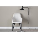 Söögitool Comfort 2-pakk - mustad jalad / beež velvetist