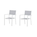 Copacabana Stacking Chair 2-pakk - valge/hall