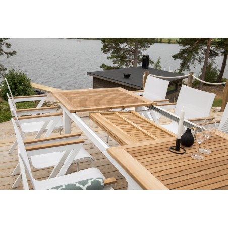 Mexico Chair 2-pakk - valge/tiikpuu