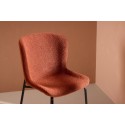 Modesto söögitool 2-pakk - Black Legs / Roasty Boucle