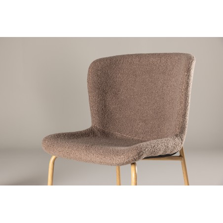 Modesto söögitool 2-pakk - Mocca / Brown boucle