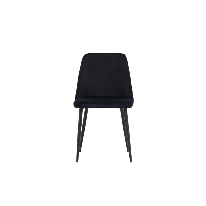 Söögitool 2-pakk - Must / Black Velvet