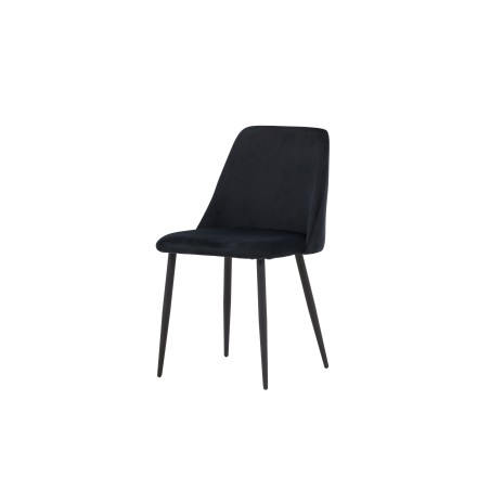 Söögitool 2-pakk - Must / Black Velvet
