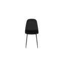 Polari söögitool 2-pakk - mustad jalad / Black Velvet