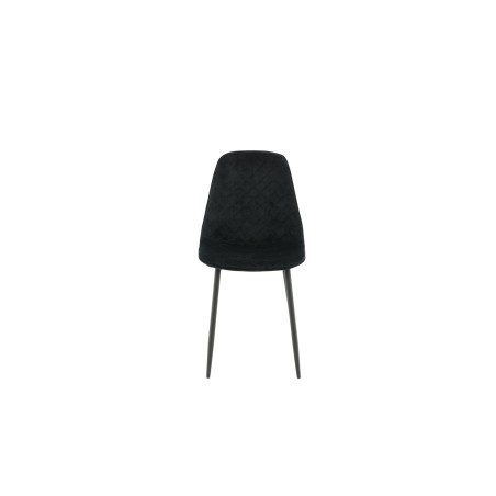 Söögitool Polar Diamond 2-pakk - Black Legs - Black Velvet