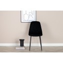 Söögitool Polar Diamond 2-pakk - Black Legs - Black Velvet