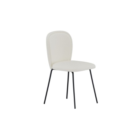 Carl Söögitool 2-pakk - Must / Creme Velvet