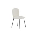 Carl Söögitool 2-pakk - Must / Creme Velvet