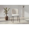 Carl Söögitool 2-pakk - Must / Creme Velvet
