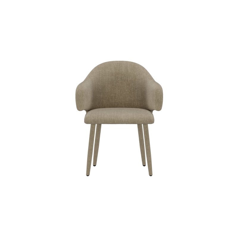 Söögitool Evelin 2-pakk - Beige Velvet / Beige Velvet