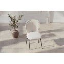 Carl Söögitool 2-pakk - Must / Creme Velvet