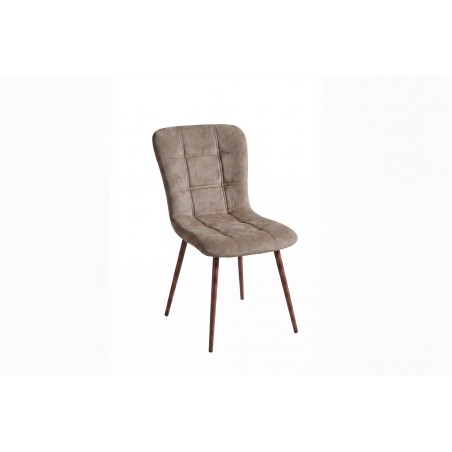 Punsch söögitool 2-pakk - Woodlook / Brown Velvet