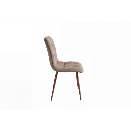 Punsch söögitool 2-pakk - Woodlook / Brown Velvet