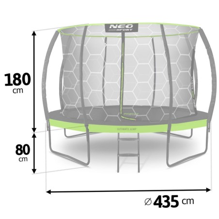 Aiabatuut profiiliga 435cm sisemise võrguga | FreshDesign.ee