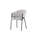 Evelina söögitool 2-pakk - Must / Helehall Velvet