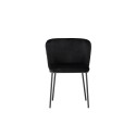Edina söögitool 2-pakk - Must / Black Velvet
