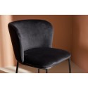 Edina söögitool 2-pakk - Must / Black Velvet