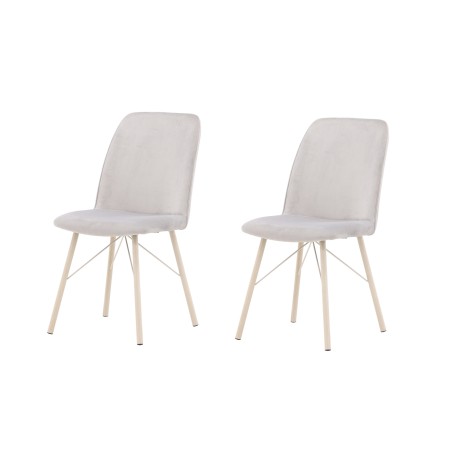 Everyday Söögitool 2-pakk - White Wash / Helehall Velvet