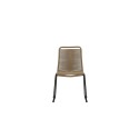Lindos Stacking Chair 2-pakk - Black Alu / Latte Rope