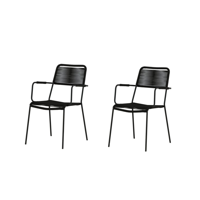 Lindos Tugitool 2-pakk - Must Alu / Must Tross