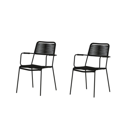 Lindos Tugitool 2-pakk - Must Alu / Must Tross