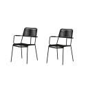 Lindos Tugitool 2-pakk - Must Alu / Must Tross