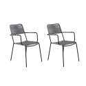 Lindos Tugitool 2-pakk - Must Alu / Hall Tross